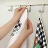 Hosuly 4 Pcs Fall Kitchen Towels Fall Dish Hand Tea Towels Pumpkin Buffalo Plaid Absorbent Fast Drying Dishcloths for Autumn Harvest Bathroom Decor