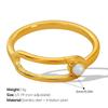 Minimalist hipster stainless steel double-layer ring niche design ring ring set