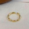 Bague Rétro Réglable en Acier Inoxydable Style Rue Transfrontalier pour Femme