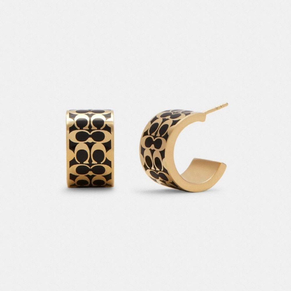 Coach Women's Earrings C7770 Gdblk