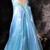 Wide 150cm Encrypted Laser Seven-color Iriered Gauze Fabric Bright Yarn Gradient Color Fabric DIY Organza Clothing Designer