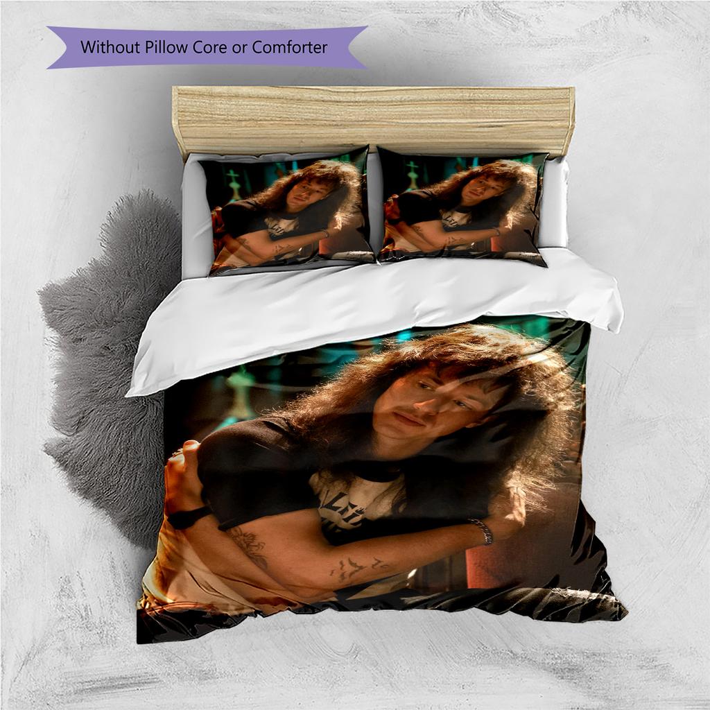 Cartoon Pattern Bedding Quilt Set Quilt Cover Pillowcase Home Decoration Birthday Gift (1 * duvet cover + 2 * pillowcase, without core)