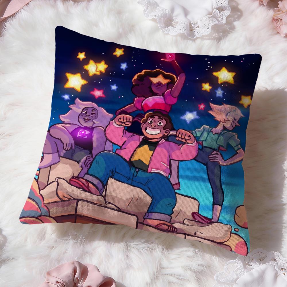 S-Steven Universe FutureS Cushion Cover Premium Comfort Reversible Pillow Cove -Two in One Design for Any Room & Car Interior