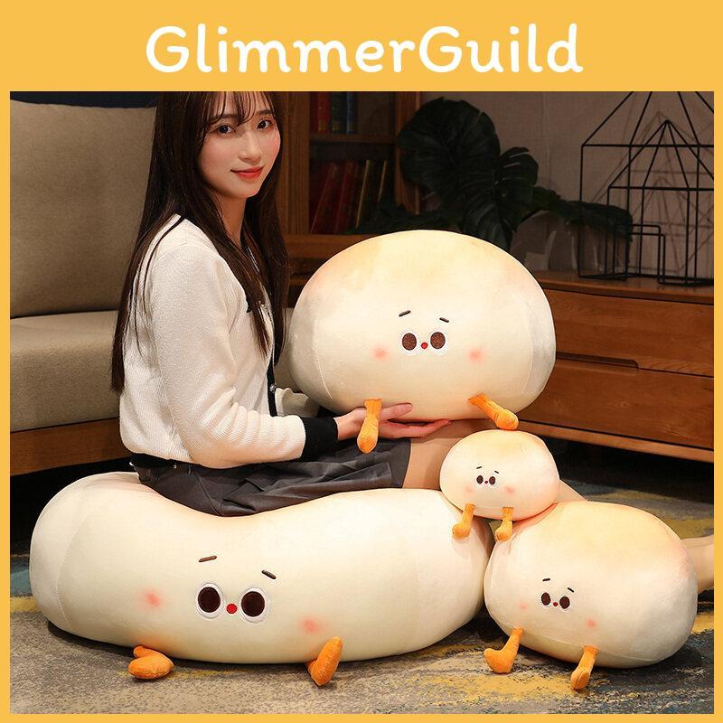 Steamed Plush Bun Toy Soft Stuffed Doll Sofa Backrest Cute Pillow Holiday Gift