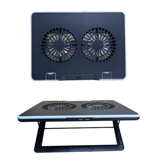Laptop Radiator Cooler Stand Digital Display Height Adjustable Low Noise Portable Notebook Stand Gaming Laptop Cooling Pad