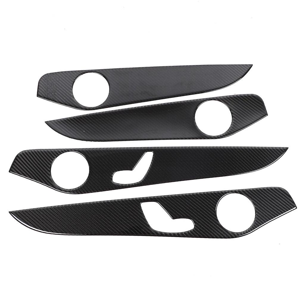 

Fits 14-20 Mercedes-Benz C-Class & GLC-Class W205: Carbon Fiber Door Panel Trim Interior Accessories