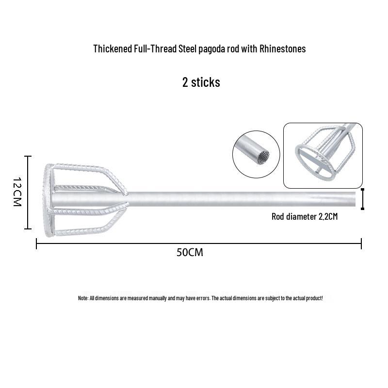 Thickened Double Mountain Plaster Putty Paint Mixer Rod
