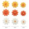 9Pcs/Set Hanging Ornaments Artificial Paper Flowers Decorative  Birthday Decor Supplies