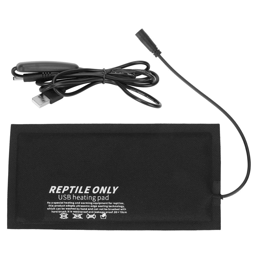 Reptile Heating Mat USB Reptile Heating Mat Under Tank Heating Pad with ThreeLevel Temperature