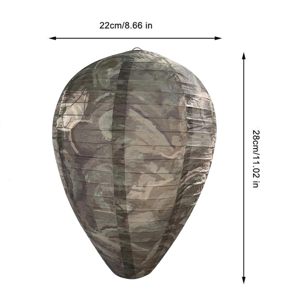 1-5PCS Hanging Wasp Nest Decoy Outdoor Waterproof Fake Wasp Nest Decoy Nest Decoy Hornets Plastic Insects Paper Drive Beehive