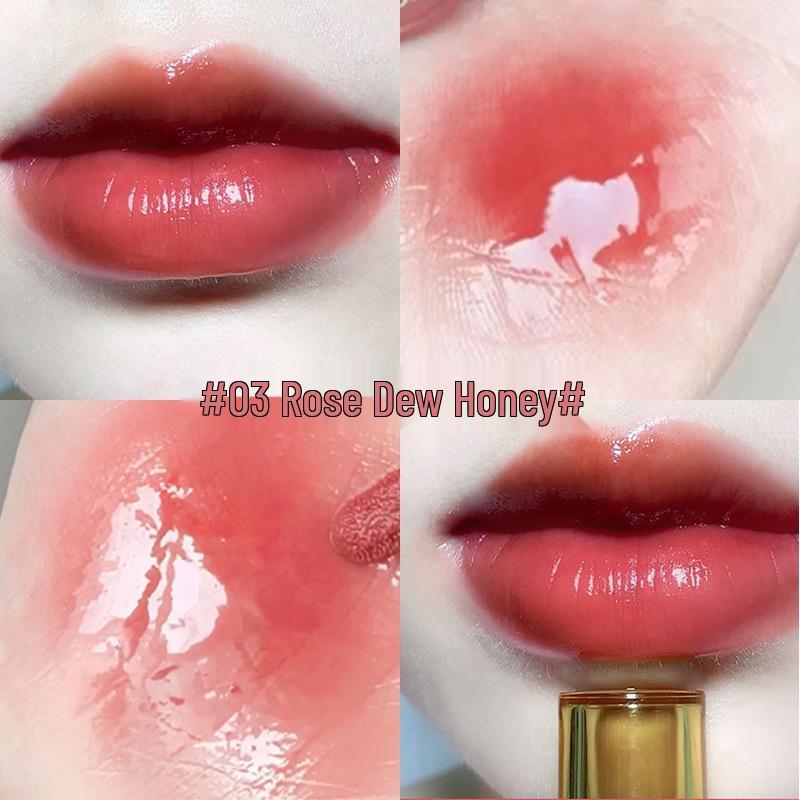 

Joco Honey Jelly Refractive Mirror Gloss: Long-lasting, Transfer-resistant Lip Glaze for Students.