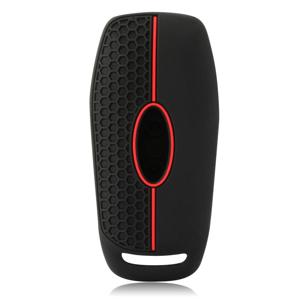 3 Button Silicone Car Remote Key Case For Ford Figo Mondeo 5 Ecosport Puma Fiesta Mk8 Everest Ranger Accessories Cover