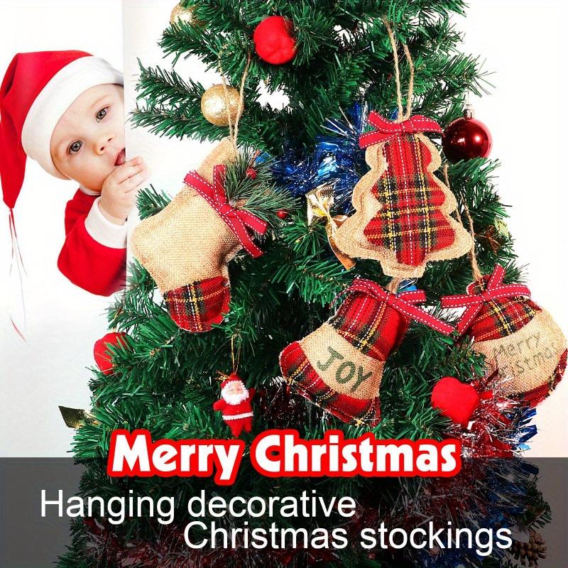 

8 шт. Рождественский кулон Украшение Рождественской елки Подвесное белье на Рождество