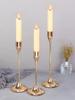 1/2 pièces Bougeoirs en métal de luxe léger Bougeoir Mariage Table Bougeoir Exquis Bougeoir Ornement de table de Noël