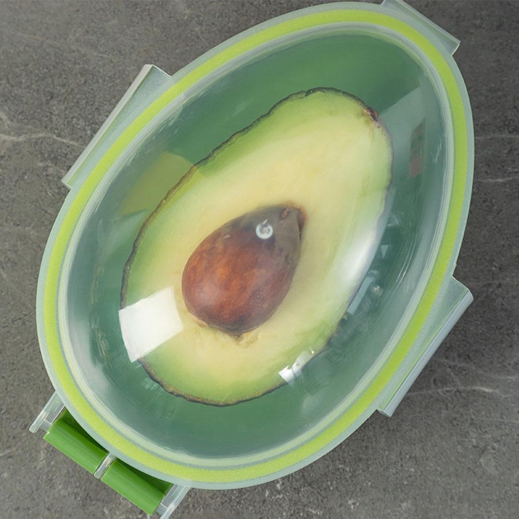 Küchen Lebensmittel Aufbewahrungsbox Praktisch Avocados Aufbewahren Und Frischhalten Avocado Platzsparender Behälter