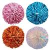 "6.1" Fine Thread Laser Style Cheerleading & Gymnastics Frosted Pom-Poms