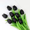 1PC 34cm PU Tulip Real Touch Artificial Flowers Tulip Bouquet for Christmas Halloween Wedding Home Party Decoration Fake Flowers
