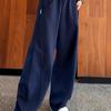 High-Waisted Women's Banana Pants: Fleece & Non-Fleece, Petite Fit, Wide-Leg, Casual for Autumn & Winter Sports