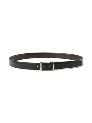 [BEAMS HART] Reversible Leather Belt, Smooth Leather Belt, Men's, BLACKBROWN, ONE SIZE