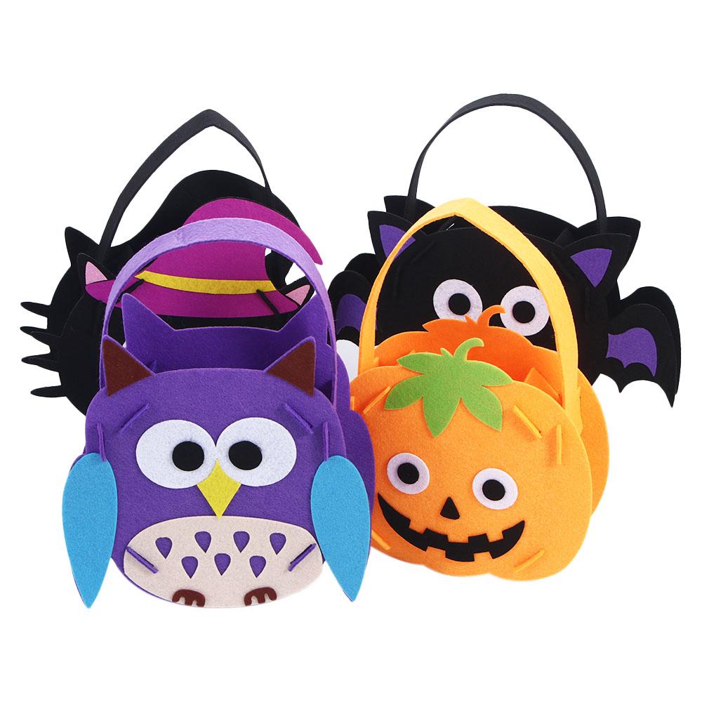 DIY Material Ornament Cartoon Halloween Decoration Halloween Candy Bag Gift Basket Storage Bucket