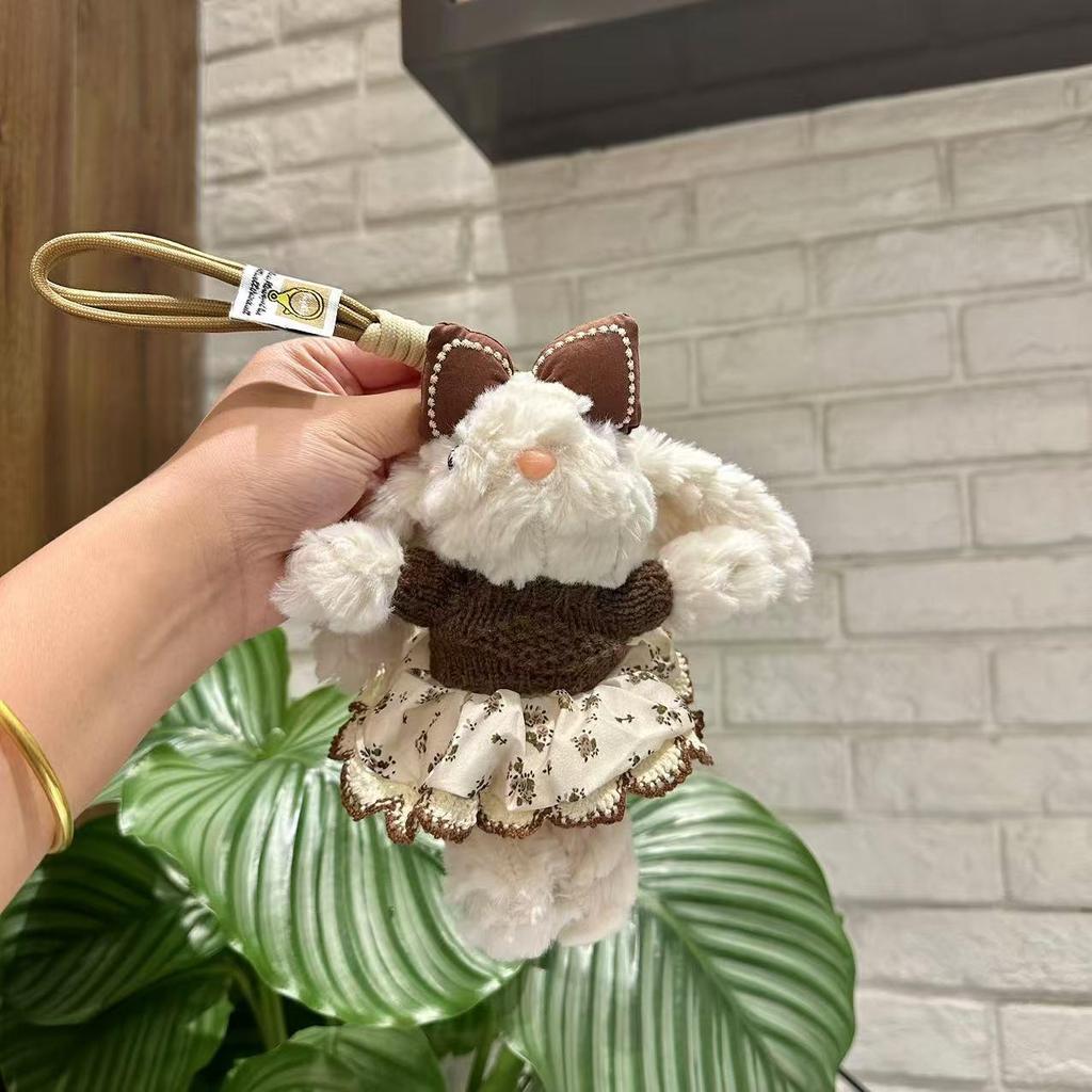 Floppy-Eared Rabbit Plush Keychain Pendant - Ideal Girlfriend Gift for Birthdays or Christmas