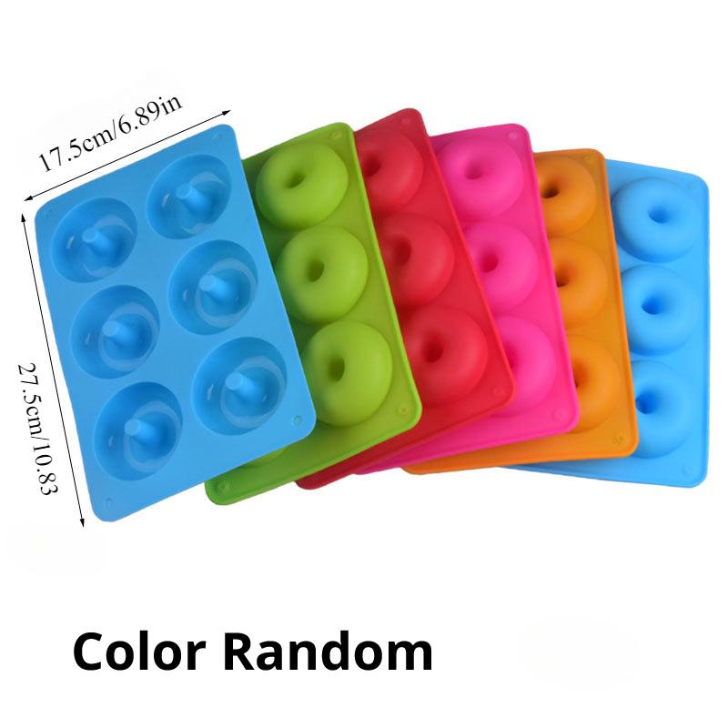 Cavity Silicone Donut molds Baking Pan Bread Pastry Mold DIY Tray Doughnut Dessert Making Cake Tools baking accessories