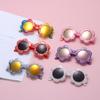 Favors Kids Sunglasses Flower Shaped Sunglasses for Toddler Girls Boys Round Flower Sunglasses