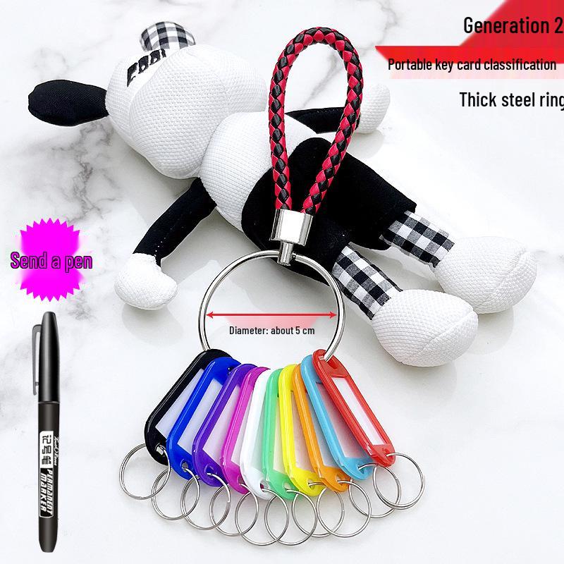 Landlord Rental Key Disk - Warehouse, Dormitory, Hotel Key Chain & Storage Management Marker