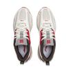 Li Ning Puyue 2.0 V2 Cushioning Slip Resistant Abrasion Resistant Low top Casual Running Shoes Men's Silver Red ARXV001-6