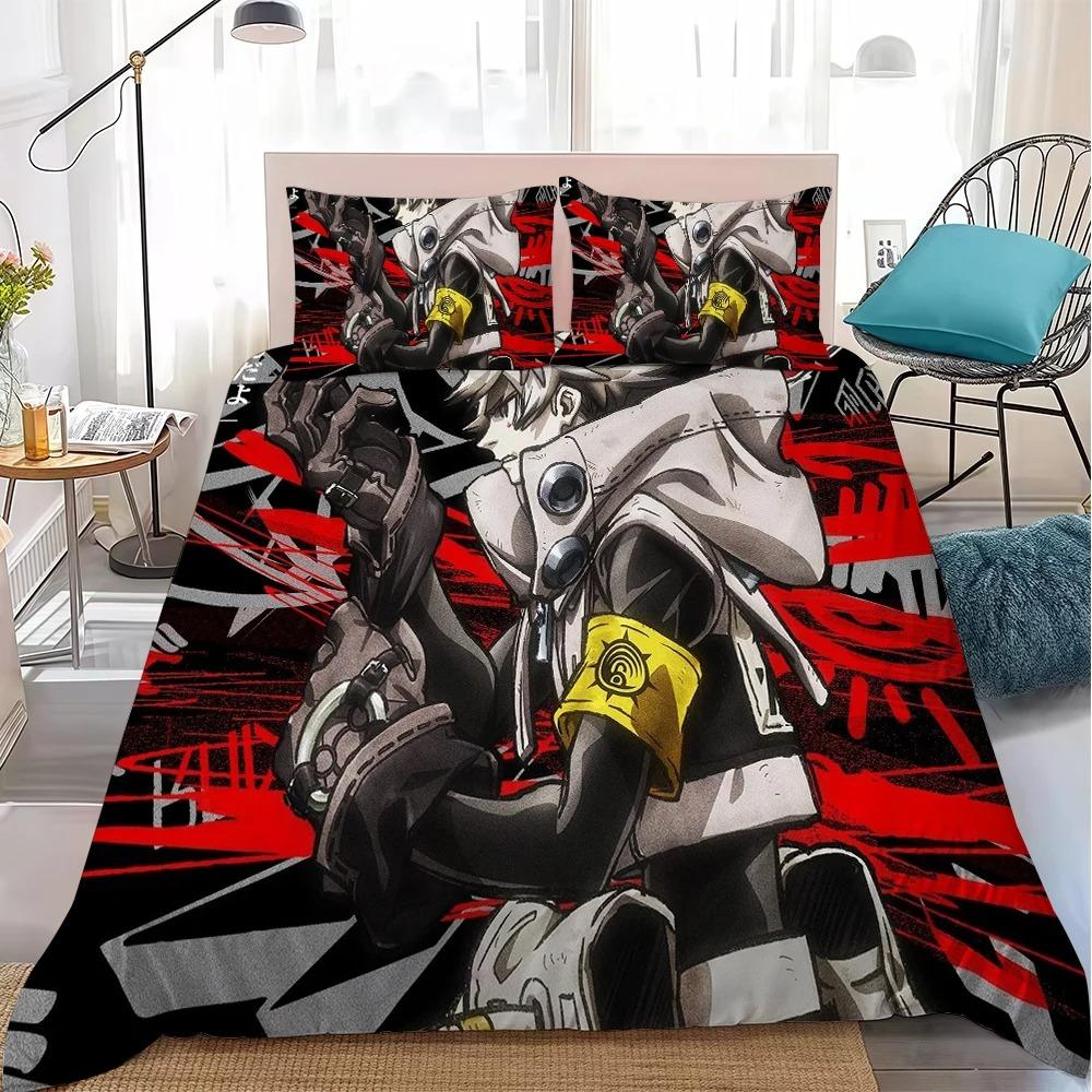 3D Printed G-GACHIAKUTA Bedding Set Anime Duvet Cover Double Twin Full Queen King Adult Kids Bedclothes Quilt Cover