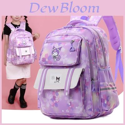 Stylish Cartoon Pattern Large Capacity School Backpack For 3-6 Grade Students