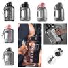 Single-layered Large Capacity Straw Water Bottle For Sports And Outdoor Activities
