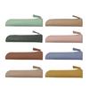 Pencil Case Thin Slim Faux Leather Pencil Pouch Small Pen Storage Bag Stationery Organizer for Pens And Rulers