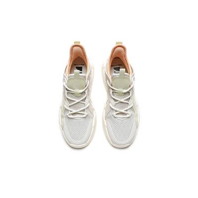 G6 Low Top Sports Casual Shoes Women's White Gray Green 122238083-3