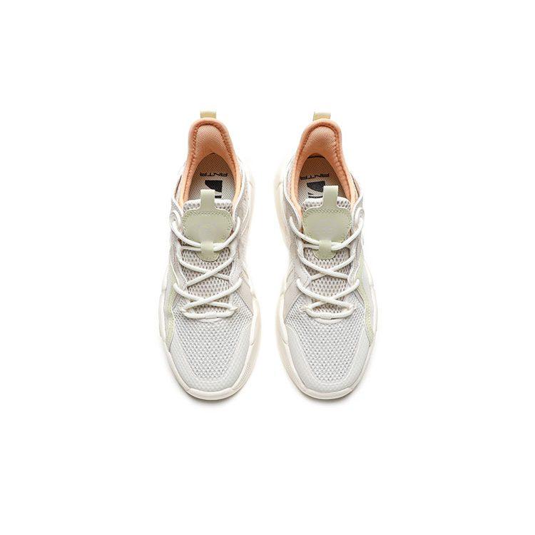 Anta G6 Low top Sports Casual Shoes Women's White Gray Green 122238083-3