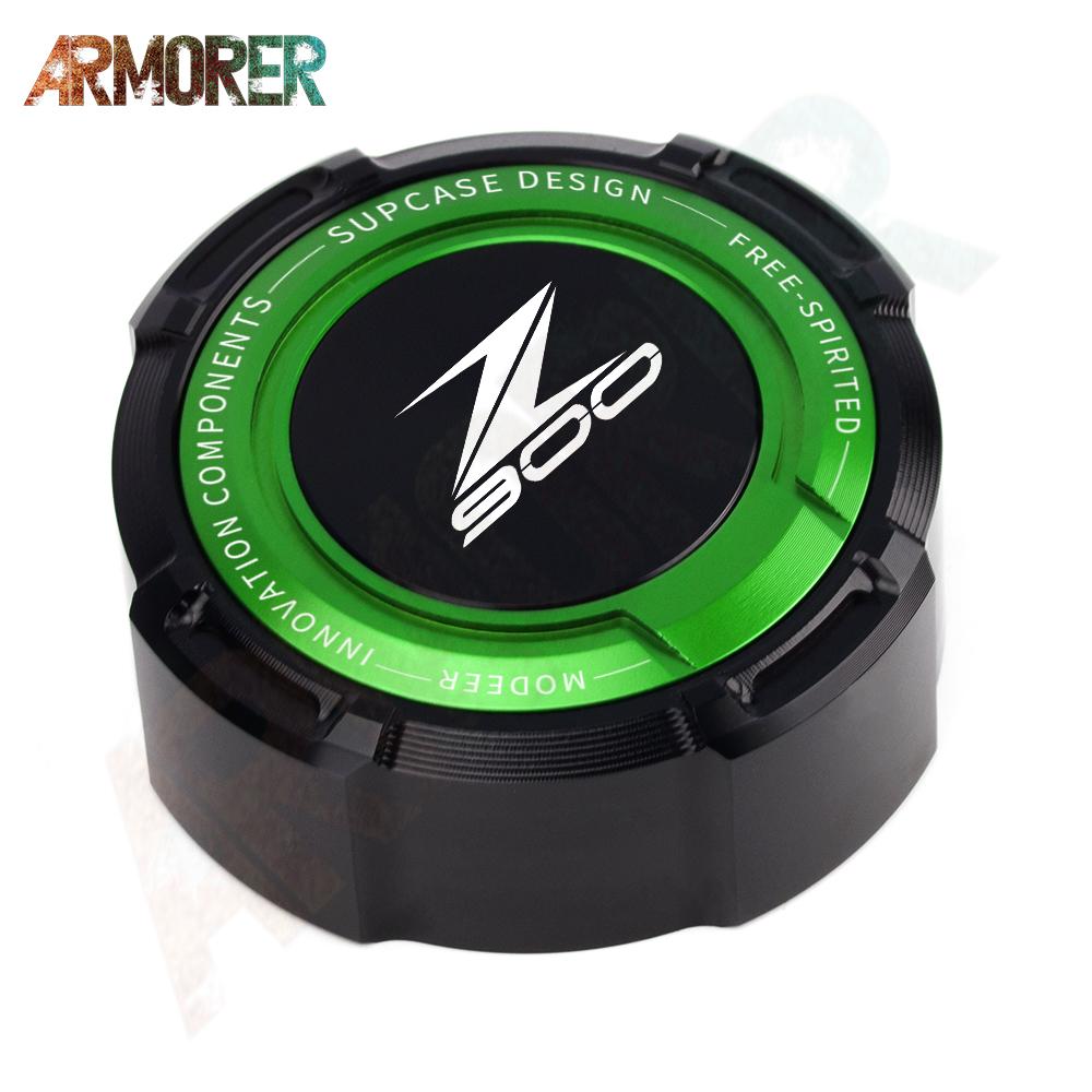 For KAWASAKI Z 650 750 900 1000 Z650 Z750 Z900 Z1000 Motorcycle CNC Aluminum Rear Brake Clutch Fluid Reservoir Cover