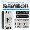 MCCB DC Solar Molded Case Circuit Breaker 125A 200A 250A 1P 2P Overload Protection Switch DC 250V 500V for Solar Photovoltaic PV