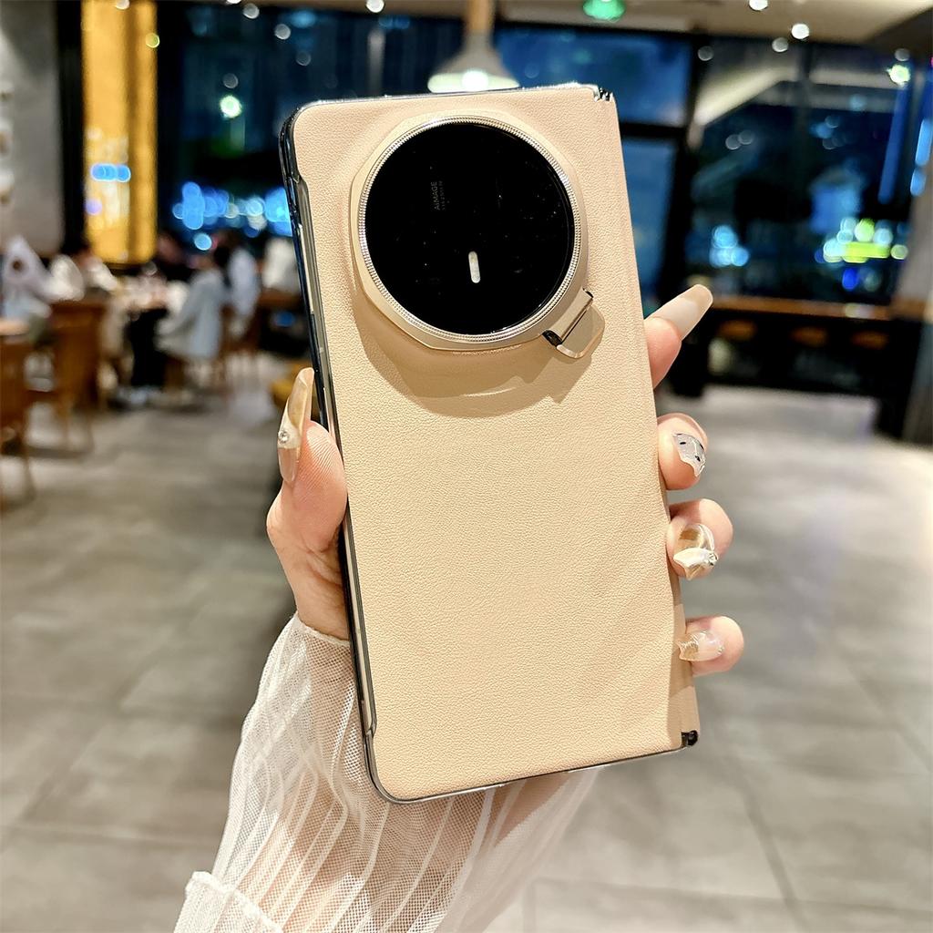 Für Huawei Honor Magic V5 Hülle Luxus PU-Leder Mit Linsenständer Schutzhülle Rückseite Für Honor Magic V5 V 5 Handyhülle