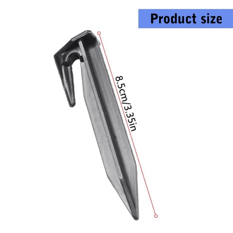 100Pcs Plastic Ground Peg Boundaries Nails Fixing Pin Garden Lawn Mower Peg Landscape Edging Stakes Lawn Mower Accessory