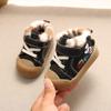 Winter Warm Baby Cotton Shoes 0-2 Years Old Soft-soled Children's Biscuit Shoes Fleece Boys and Girls Board Shoes, Baby Shoes