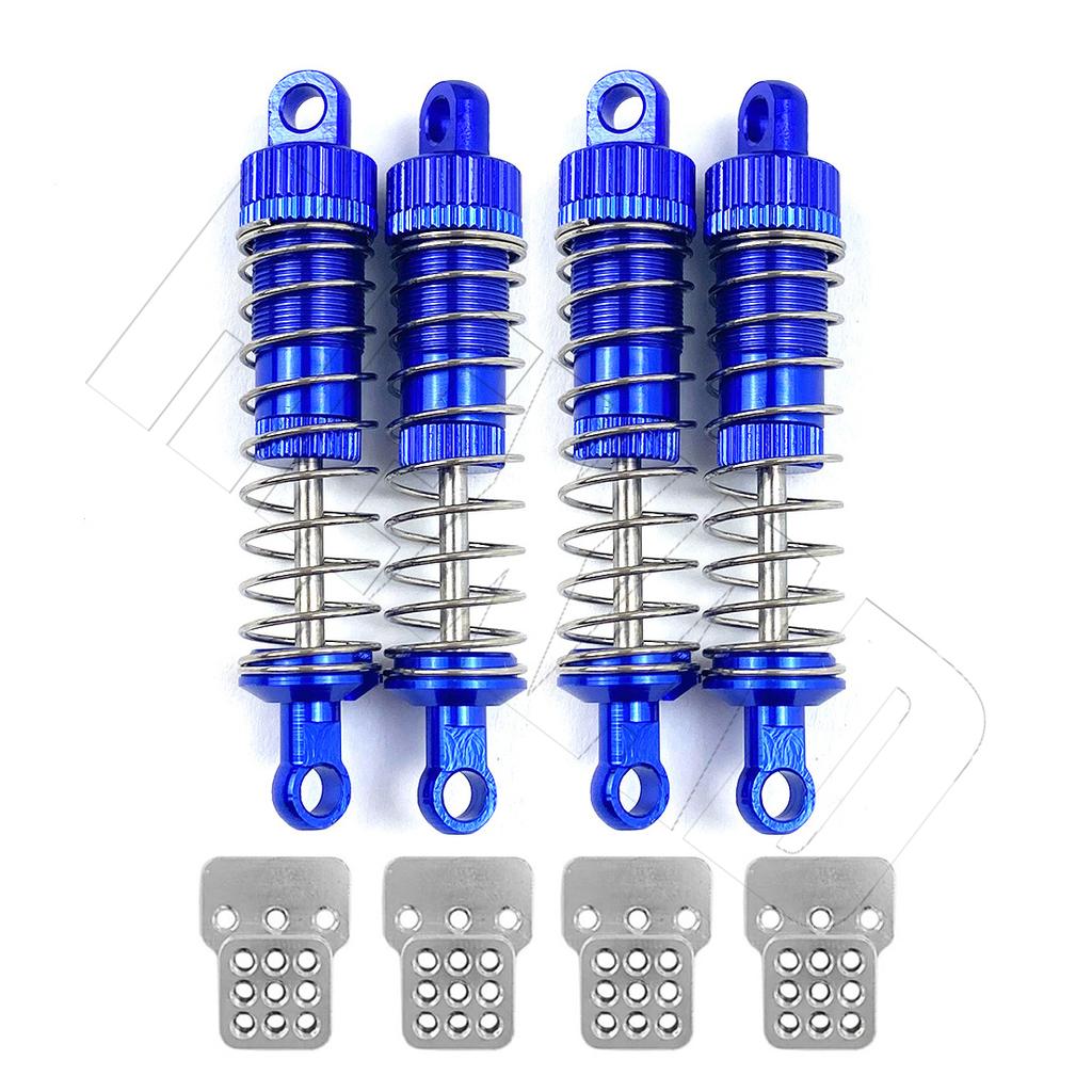 4Pcs Metal Hydraulic Shock Absorber Oil Damper for WPL C14 C24 C34 C44 MN Model D90 D91 99 99S Hs 18311 18312 RC Car