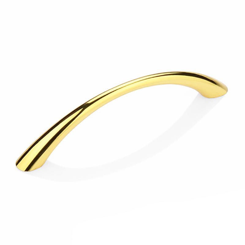 Zinc Alloy Solid Cupboard Door Handle Simple Curved Drawer Pull Multifunctional Wardrobe Shoe Cabinet Knob Furniture Hardware