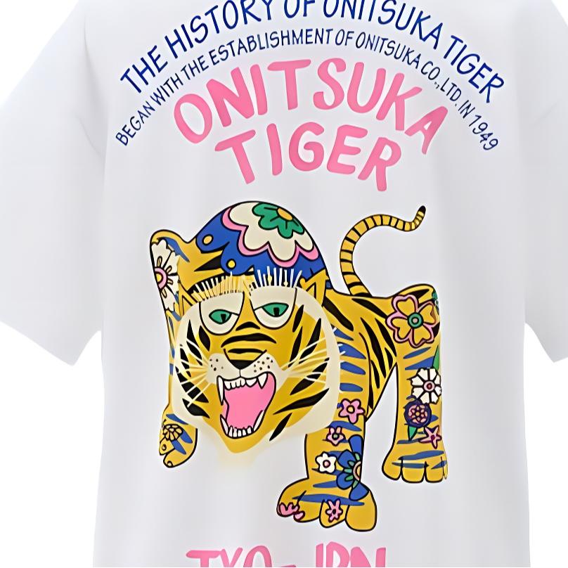 Onitsuka Tiger T Shirt Unisex White 2183B531-100