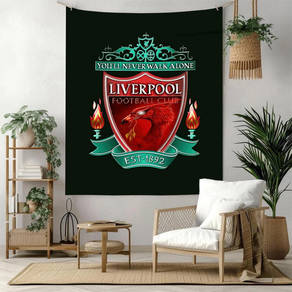 Liverpool Football Club Wall Decor Tapestry Art For Pet Memorial Birthdaywedding Party Backdrop Family Gift