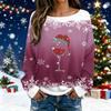 Christmas Sweatshirts For Women Knit Sweater Cute Shirt Fall Crewneck Pullover Tops