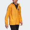 Adidas Full Zip Casual Sports Hooded Jacket Men Outerwear Yellow FR8288