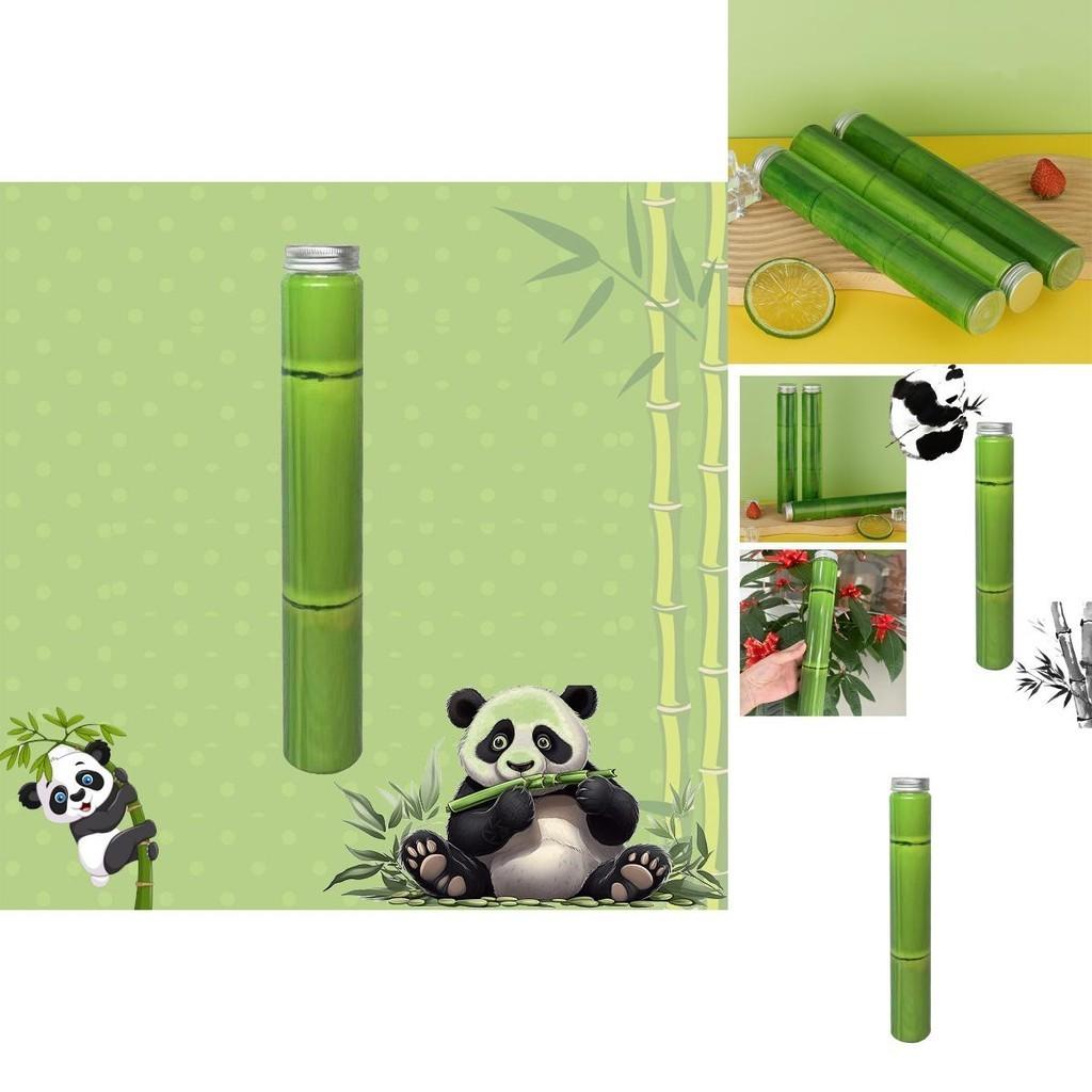 Umweltfreundlicher 400ml PET-Kunststoff-Bambus-Becher für süße Leckereien