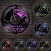 Wildlife Forest Hunting Animal Wall Clock Hunting Art Vinyl Record Wall Clock Home Wall Decoration Hunting Hunter Gift Watch
