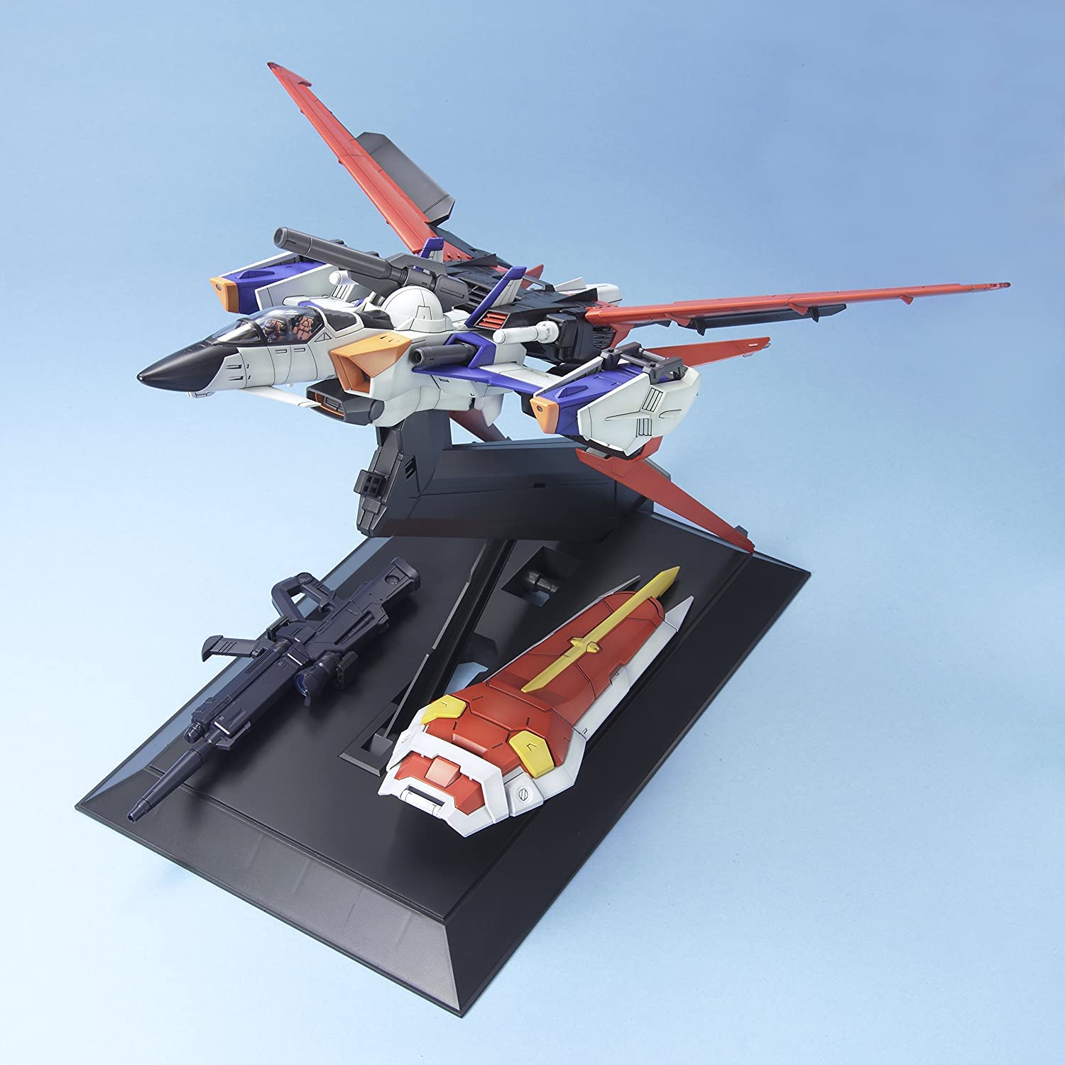 

PG Mobile Suit Gundam SEED Skygrasper with Aile Scale Plastic Model (Equipped Striker) 1/60 Pre-Colored