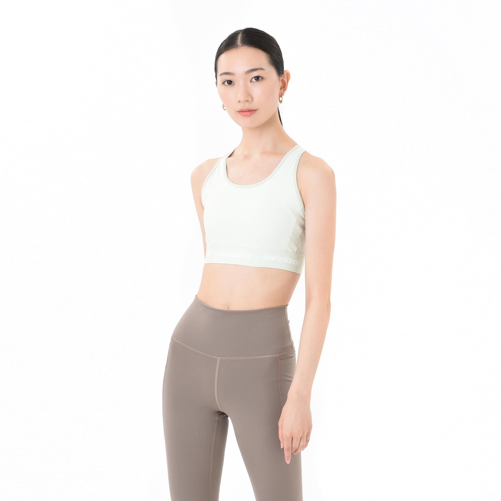 

Спортивный бюстгальтер New Balance NB Sleek со средней поддержкой Спортивный бюстгальтер в цвете NUM (WB41048) Женская быстросохнущая (Натуральная мята)